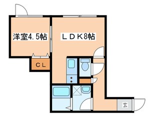 エルミタージュの物件間取画像